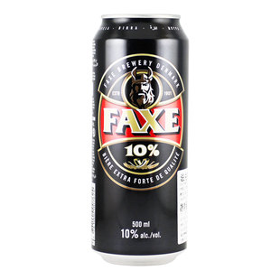  丹麦原装进口罐啤 法克Faxe听装10%黑啤酒 满99元即可包邮 500ml