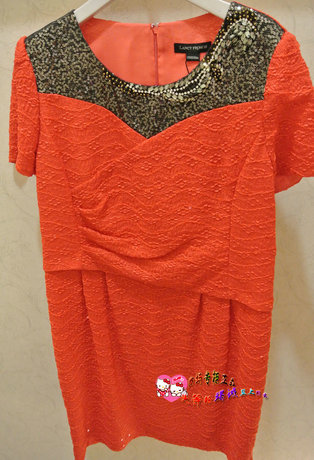 朗姿正品代购 13春款连衣裙ALC132JOP029 0