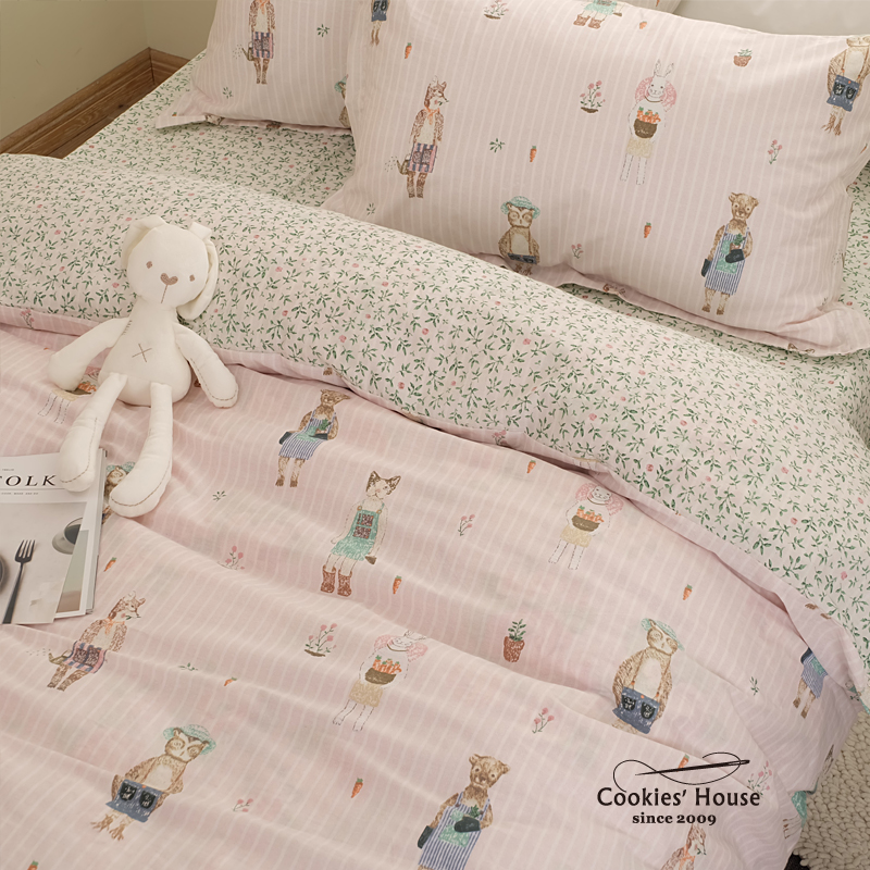 LOMO Nostalgia Jungle Adventure Floral pure cotton Bedding 3 sets 4 Four piece suit student beddingin the Bedclothes , Bedding Sets/Family of four/Multiple sets of category - from Buy2taobao.com to provide professional Taobao agent buy service
