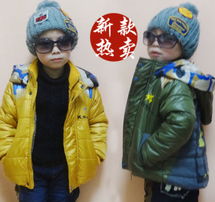  特价清仓童装男童冬装新款加厚棉服宝宝冬款棉衣加厚外套儿童棉袄