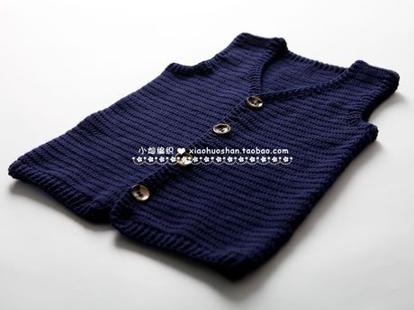【非成品】 帅气男孩<em>钩针背心</em> <em>马甲</em>毛线衣 送网