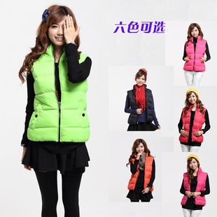 情侣<em>马甲</em>韩版<em>秋冬潮</em> 羽绒<em>马夹</em>男棉坎肩棉袄马