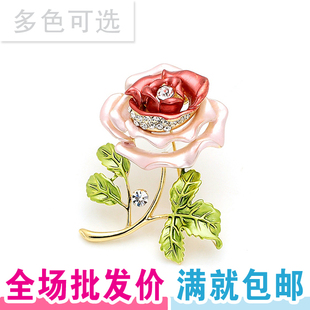  饰品批发/奢华时尚水钻胸针时尚花朵胸花别针韩国/0489