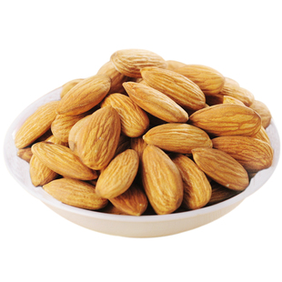  美国大杏仁/无壳杏仁/巴旦木仁/盐焗超大颗香脆杏仁/250克