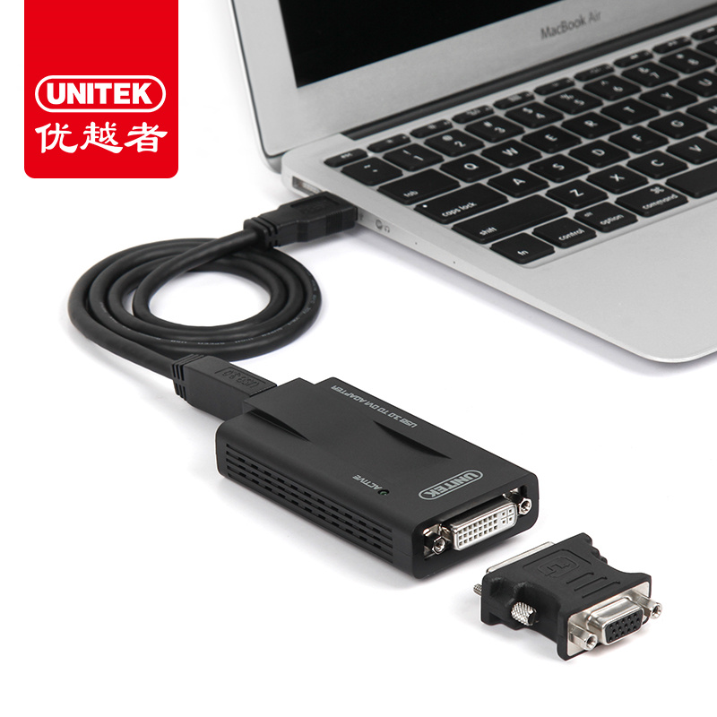 优越者Y-3801 USB3.0转VGA/DVI分频器(带DVI转VGA头) 1080P mac|ruв категории Цифровые аксессуары, Usb компьютерной периферии, USB HUB/преобразователь - от Buy2taobao.com для оказания профессиональной услуги покупки агента Taobao