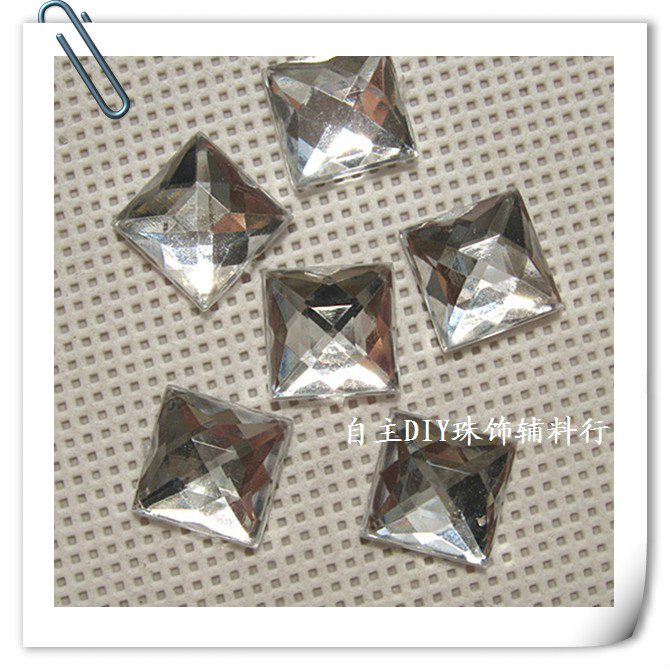 8x8mm等正方形尖面平底无孔钻 仿台压克力钻服装diy饰品辅料 贴钻|msdalam kategori Aksesori/Barang Kemas Fesyen, aksesori DIY, Barang Kemas DIY Aksesori - dari Buy2taobao.com untuk memberikan perkhidmatan ejen Taobao profesional membeli