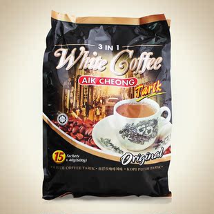  马来西亚进口 益昌老街三合一原味白咖啡 南洋拉咖啡600g（15包）