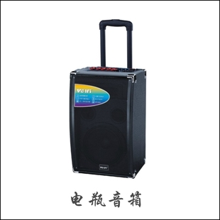  慧海 D-666 带无线麦克风 可插卡、U盘 拉杆 调音台电瓶音箱