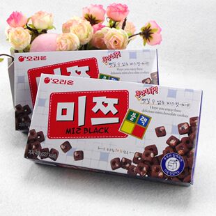  临期特价韩国食品 进口零食 好丽友 棋子巧克力口味 儿童饼干 48g