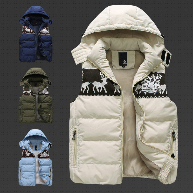 包邮<em>男生马甲</em>冬装青少年<em>马甲</em>男<em>冬款男士马甲</em>休