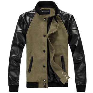  疯抢 春秋款男装美特斯邦威男士夹克  日韩版修身型立领外套