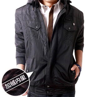  【卷皮网独享】冬男装棉衣韩版薄 棉袄潮男修身棉衣 男