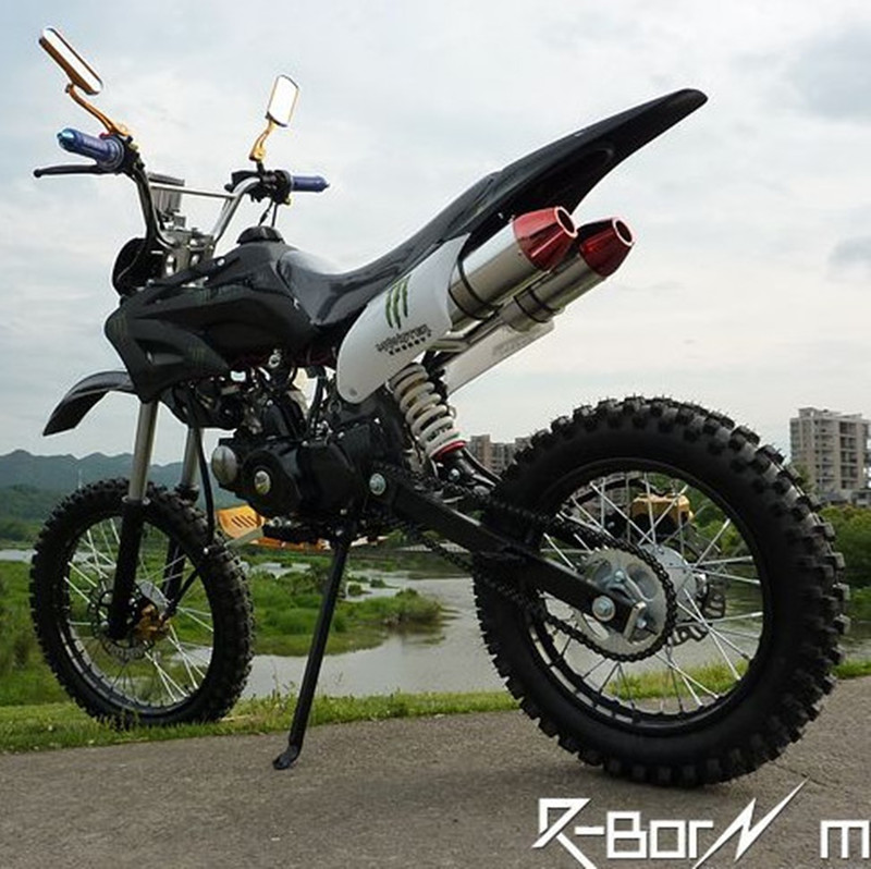 抢!125cc双铝排 单仪表17\/14阿波罗越野摩托车