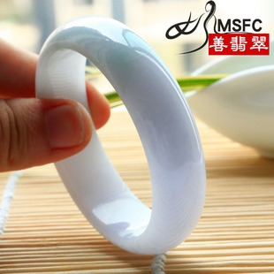  紫罗兰翡翠玉手镯/天然a货正品/飘花阳绿缅甸玉石玉器冰糯种 特价