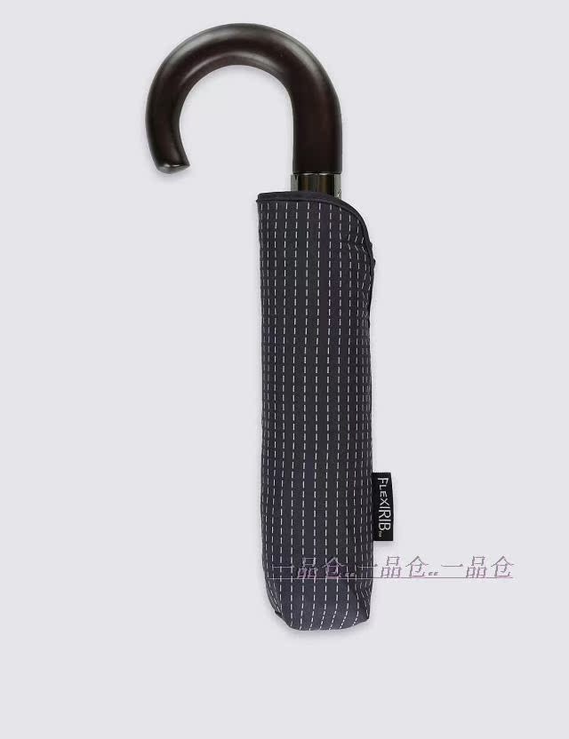 M&S COLLECTION Pinstriped Umbrella with FLEXIRIB™在類目 居家日用, 傘/雨具/防雨/防潮, 傘中 - 來自Buy2taobao.com提供專業的淘寶代購服務