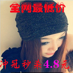  满包邮韩版新款发饰 雪纺头箍弹性发带发箍蕾丝头巾韩国宽头套 女