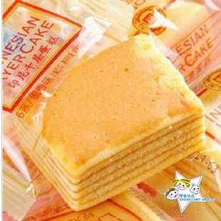 礼财记印尼千层蛋糕 有层次的小蛋糕 芝士味 早餐蛋糕 京津88包邮