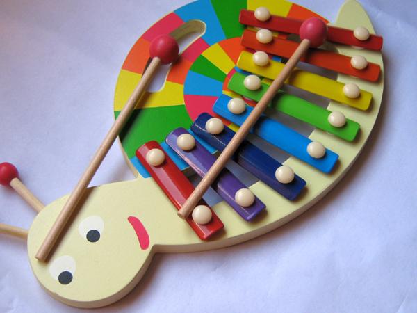 Snail octave Hand knock piano Wooden Puzzle Woody eight Harp Baby Toys Scale colourin the Toy/Childs/Puzzle/Building block/Model , Musical toy/Children's Musical Instruments , Knock piano category - from Buy2taobao.com to provide professional Taobao agent buy service