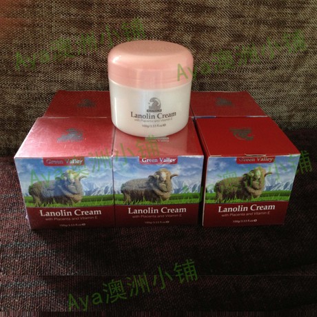 现货 澳洲直邮 Green Valley绵羊油 100g 保湿