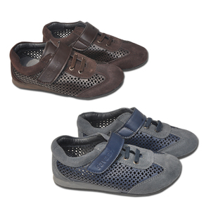  男童镂空运动鞋儿童鞋子真皮包头凉鞋 宝宝女童运动鞋透气童鞋夏