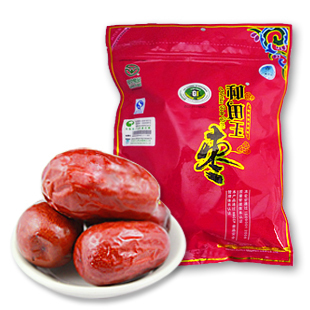  [买2送1] 新疆特产 和田大红枣子 昆仑山和田玉枣六星 500g