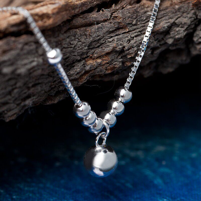 KAiLA Andean calling female Korean fashion 925 sterling silver anklet sterling silver bells and foot packs the chain-mail