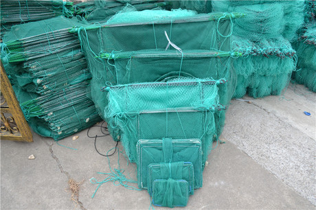 特价 10米20米带盖大地笼网 河虾龙虾笼 螃蟹笼