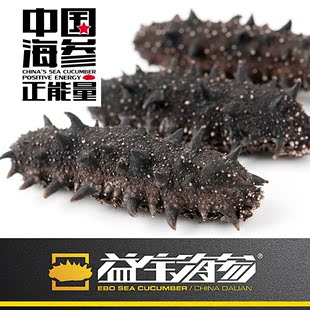  大连淡干海参海洋岛野生辽刺参益宝专柜正品促销20克6~8头包邮