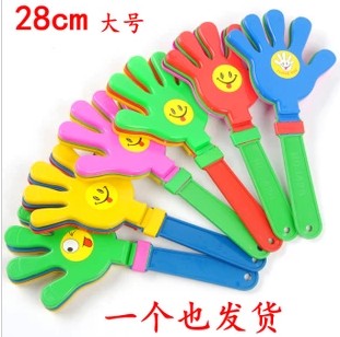 28cm大号拍手器24cm拍拍手/鼓掌拍/巴掌拍手掌拍/塑料手拍贴纸在类目 玩具/童车/益智/积木/模型, 其它玩具中 - 来自Buy2taobao.com提供专业的淘宝代购服务