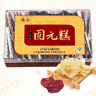  正品福牌阿胶百合固元糕 400g山东东阿 阿胶膏固元膏 即食阿胶糕