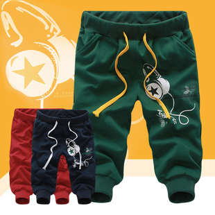  春夏新款 男装韩版休闲裤运动裤七分裤男卫裤中裤 7分裤男请