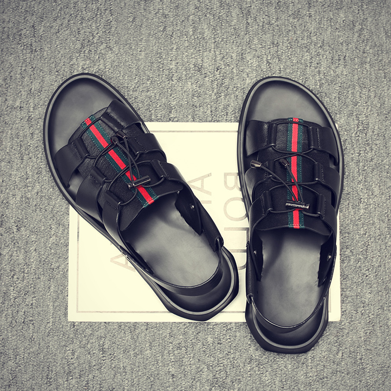 Personality sandal man 2019 new pattern Trend fashion outdoor soft sole slipper Dual use Casual shoes summer Sandy beachin the Men's Shoes, Sandals category - from Buy2taobao.com to provide professional Taobao agent buy service