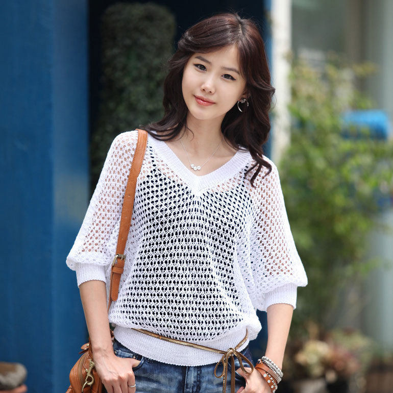 2013新款<em>春季女装</em>毛衣缕空 毛衣搭配 <em>时尚韩版</em>