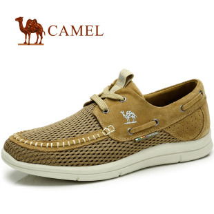  camel 骆驼男鞋 夏季新款 正品 网布透气清爽 日常休闲鞋