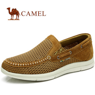  camel 骆驼男鞋 夏款 网布 正品 透气舒适平底时尚休闲鞋