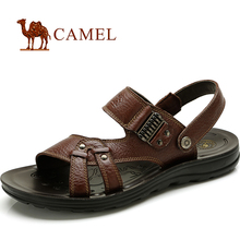 camel骆驼男凉鞋 真皮头层牛皮 日常休闲沙滩鞋男鞋 2013夏季新款