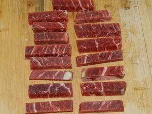  新鲜冷冻 牛肉类 美国安格斯牛排  复肉切条 雪花牛肉