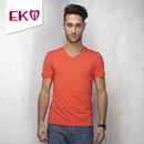 EK2013夏季新款 欧美风潮流休闲T恤男 纯色修身v领结构剪裁T恤 EK2013夏季新款 欧美风潮流休闲T恤男 纯色修身v领结构剪裁T恤