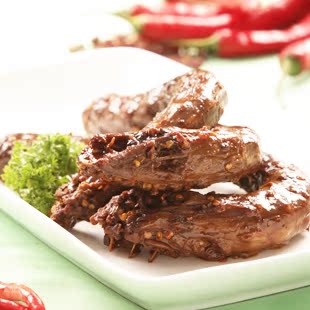  【周黑鸭官方直营店】真空简包鸭脖220gX3袋 武汉特产 零食