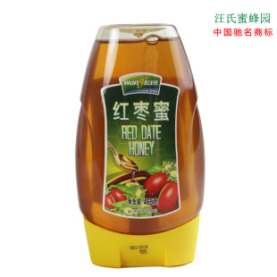  汪氏纯天然枣花蜜促睡眠 农家红枣蜜补血补气 孕妇蜂蜜 2件包邮