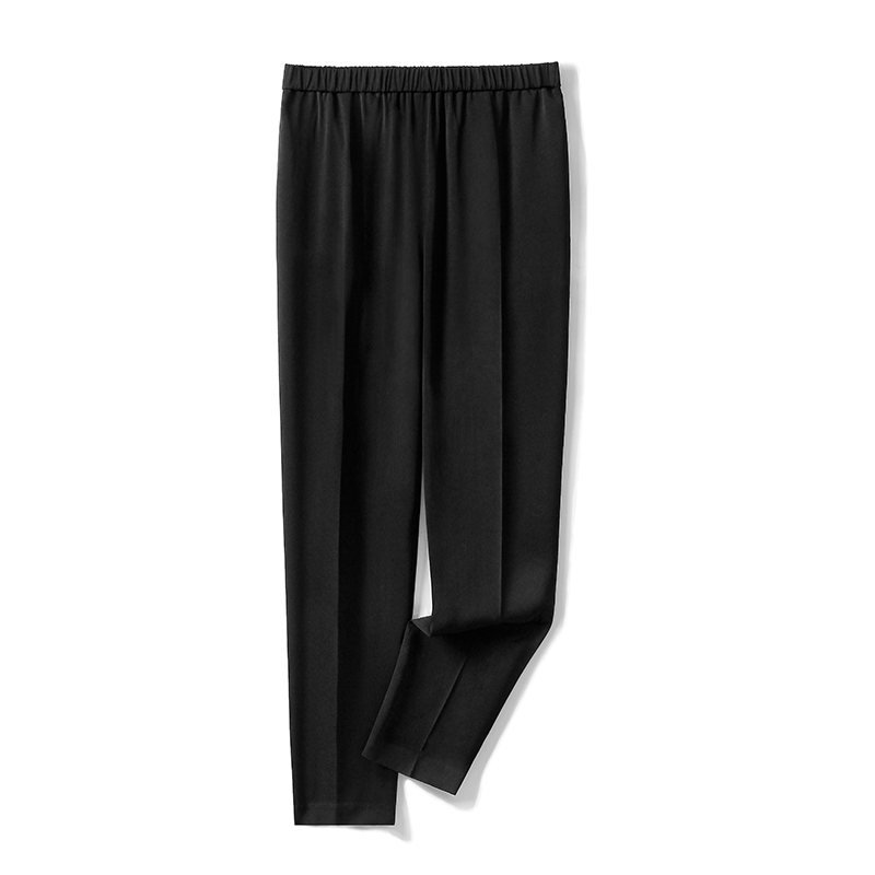 Refreshing and penetrating~Satin Acetic acid leisure time Suit pants Paige Drape Straight black Smokein the Women's clothing/Boutique , Pants , Suit pants/Dress pants category - from Buy2taobao.com to provide professional Taobao agent buy service