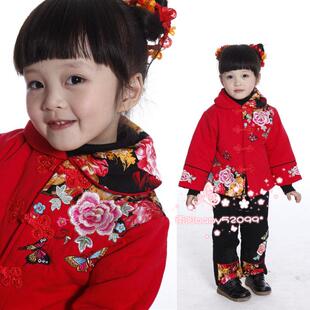 2013专柜童装过新年装0-<em>4岁女宝宝</em>唐装冬季礼