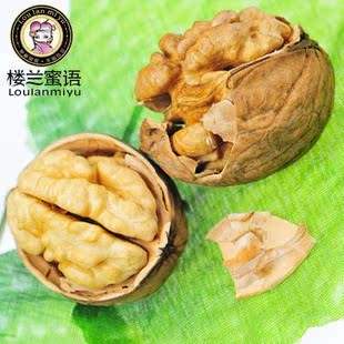  聚 楼兰蜜语 新疆野生无漂白薄皮大生核桃1000g（500gx2包）