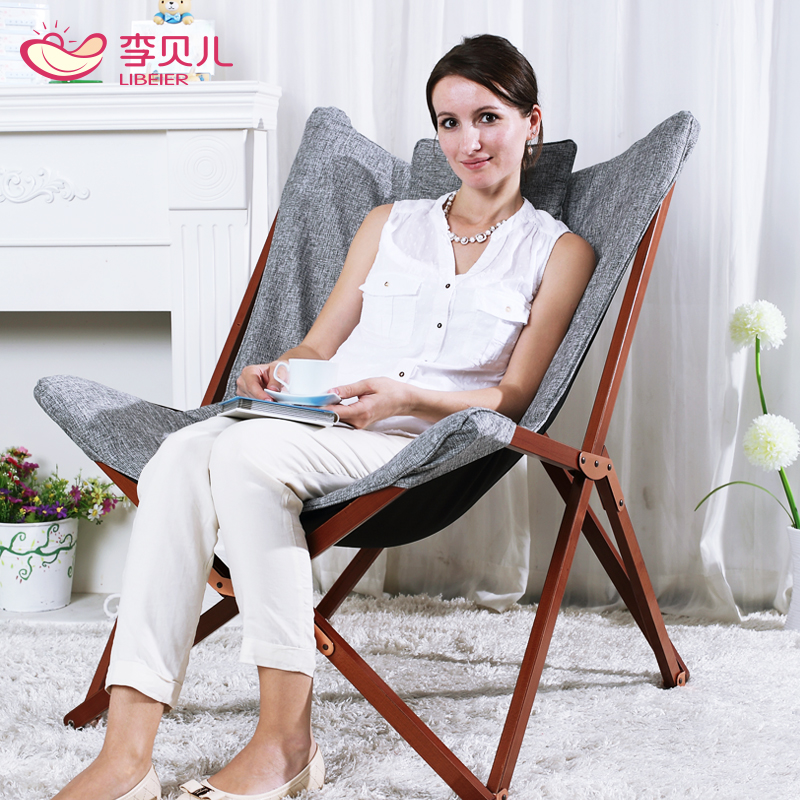 榉木蝴蝶椅子折叠午休躺椅阳台懒人休闲椅户外便捷椅子夏季|ruв категории подгузник/шампунь/вскармливать/тележка кроватью, детская комната/столы и стулья/мебель, диван - от Buy2taobao.com для оказания профессиональной услуги покупки агента Taobao