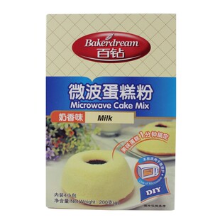  【5盒包邮】蛋糕DIY 安琪百钻微波蛋糕粉 奶香味50g*4包 蛋糕烘焙