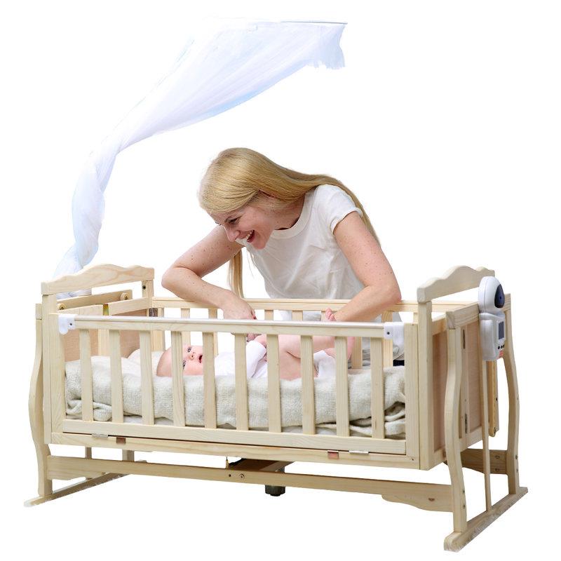 personality originality solid wood Baby bed intelligence Early education Electric Cradle multi-function fold Crib Baby bedin the Diapers/Care/Feeding/Push lathe , Crib/Crib/Cradle/Chair , Crib/Children's beds category - from Buy2taobao.com to provide professional Taobao agent buy service