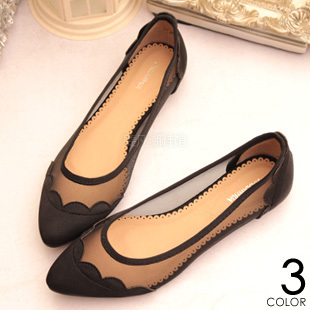  新款平跟单鞋尖头平底鞋黑色休闲女鞋时尚欧美英伦潮鞋皮鞋OL