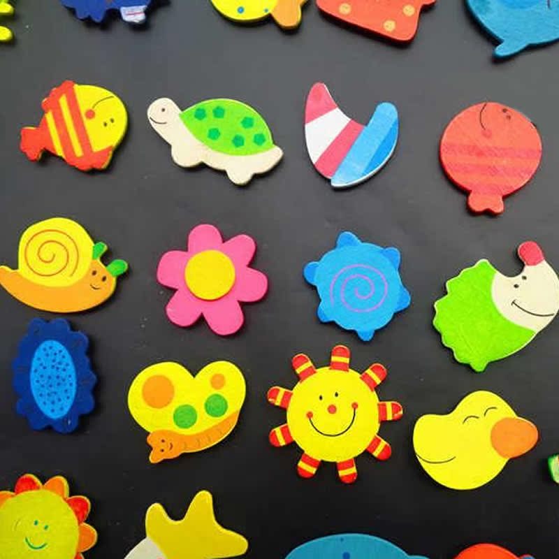 Childlike interest sprouted up Popularity Best Sellers Cartoon wooden magnetic Refrigerator sticker Random Diary stickers 12 Gold 10 Below yuanin the Toy/Childs/Puzzle/Building block/Model , Early Learning/Smart toys , Magnetic stickers category - from Buy2taobao.com to provide professional Taobao agent buy service