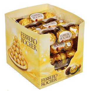  意大利进口 FERRERO/费列罗榛果威化巧克力金莎礼盒T3 喜糖 600g
