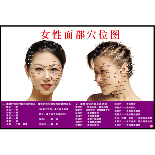 美容按摩脸部学位图_脸部美容　按摩手法图